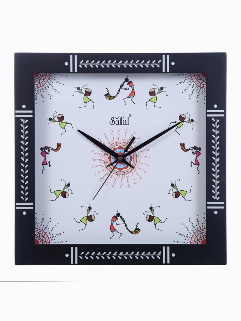 

Safal Multicoloured Dial Warli Art 29 cm Analogue Wall Clock, Multi