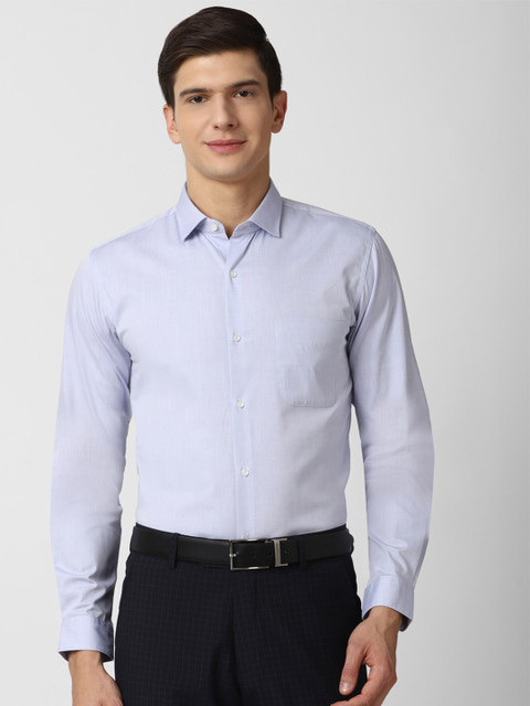 

Peter England Men Blue Slim Fit Formal Shirt