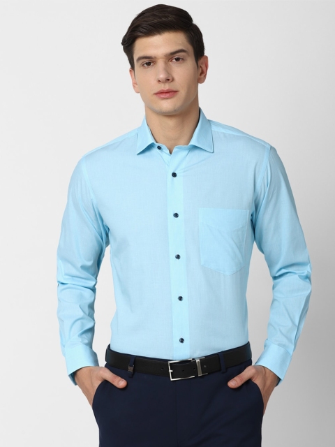 

Van Heusen Men Green Formal Shirt