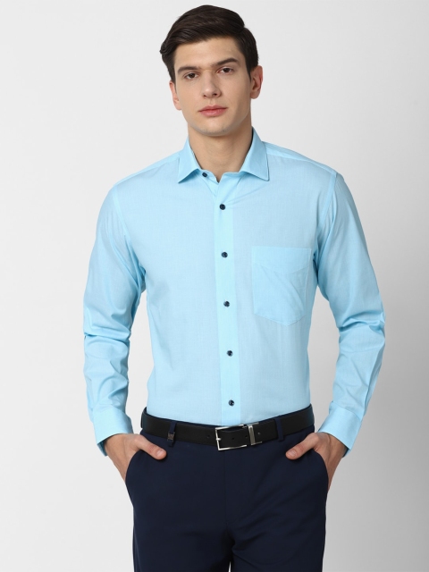 

Van Heusen Men Green Formal Shirt