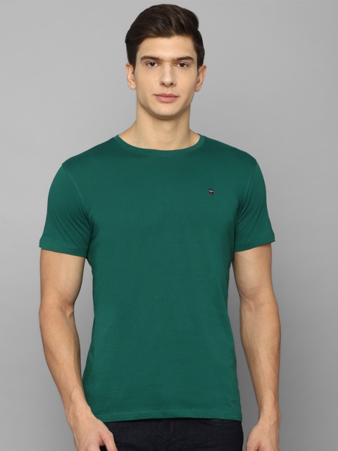 

Louis Philippe Jeans Men Green Slim Fit T-shirt