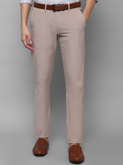 

Allen Solly Men Brown Slim Fit Formal Trousers