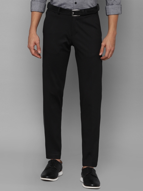 

Allen Solly Men Black Slim Fit Trousers