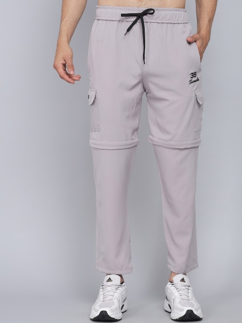 

39 THREADS Men Grey Solid Track Pants