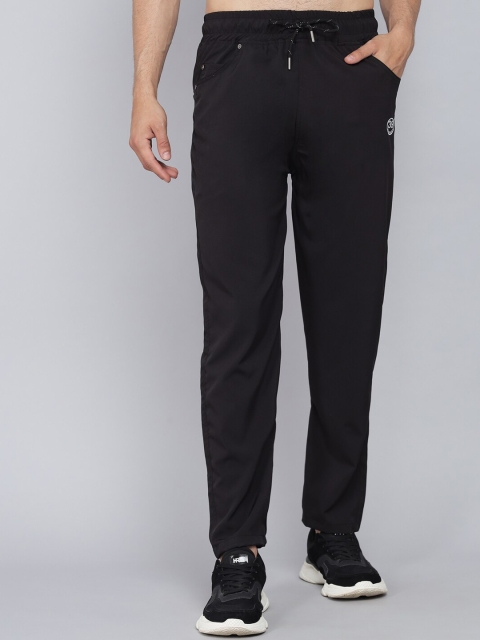 

39 THREADS Men Black Solid Track Pants