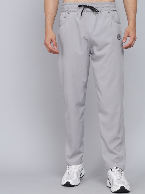 

39 THREADS Men Grey Solid Track Pants