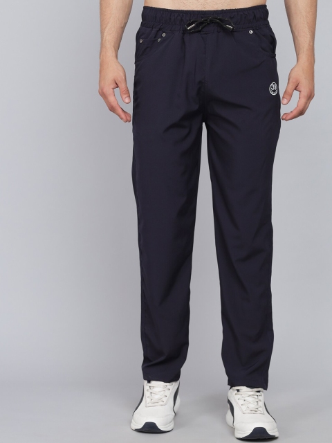 

39 THREADS Men Navy Blue Solid Track Pants