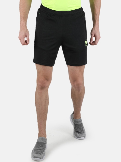 

rock it Men Black Sports Shorts