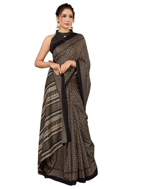 

KALINI Black Silk Blend Saree