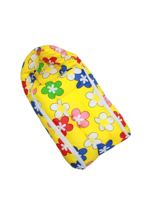 

Born Babies Kids Yellow Printed Cotton Sleeping Bag