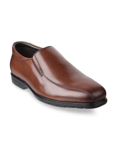 

J.FONTINI Men Brown Formal Shoes