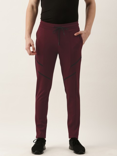 

Sweet Dreams Mens Solid Burgundy Track Pants