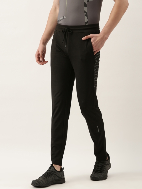 

Sweet Dreams Men Black Solid Slim Fit Track Pants