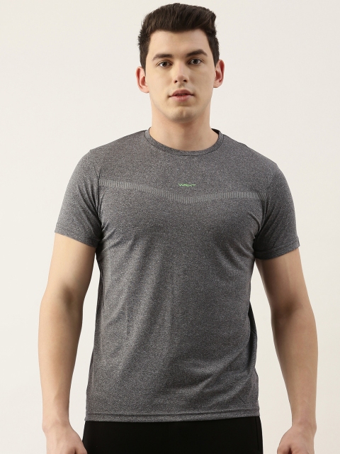 

Sweet Dreams Men Charcoal Grey and White Printed Round Neck Lounge T-shirt