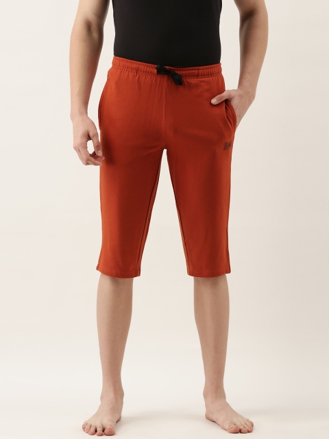 

Sweet Dreams Men Rust Orange Lounge Shorts