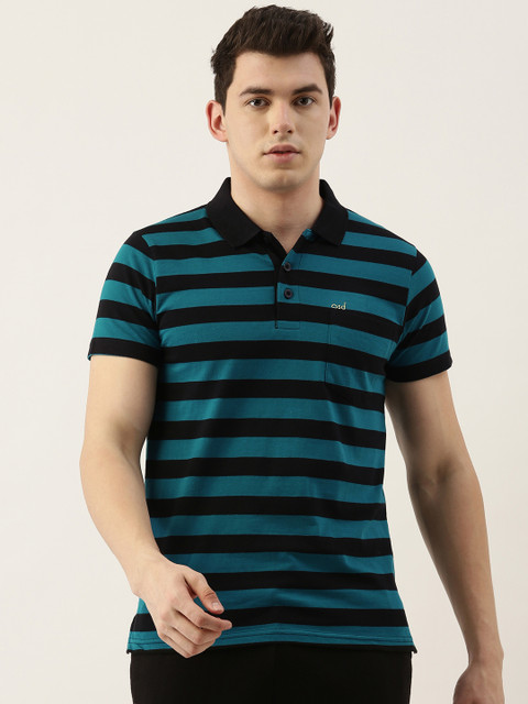 

Sweet Dreams Mens Striped Teal Lounge Tshirts
