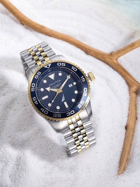

Nautica Men Blue Analogue Watch NAPPBF140