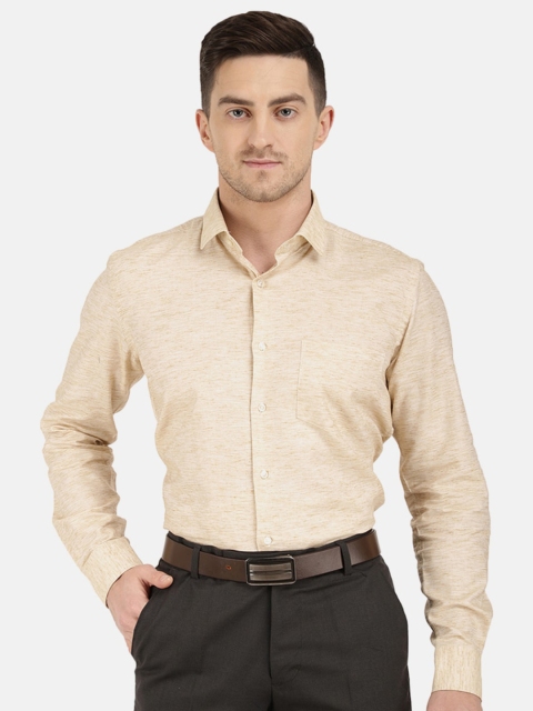 

V-Mart Men Beige Floral Formal Shirt