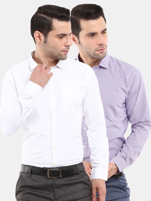 

V-Mart Men White Formal Shirt