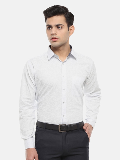 

V-Mart Men Blue Printed Formal Shirt