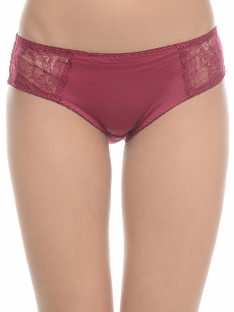 

Da Intimo Women Maroon Lace Briefs DIU-191