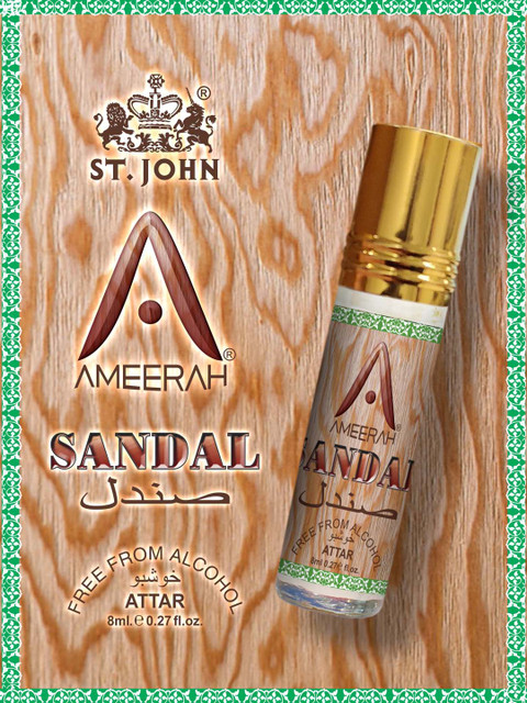 

St. John Pack Of 2 Multi-Coloured Sandalwood Attar