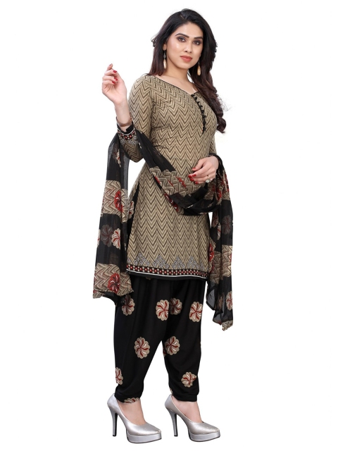 

Iris Grey & Black Printed Unstitched Dress Material
