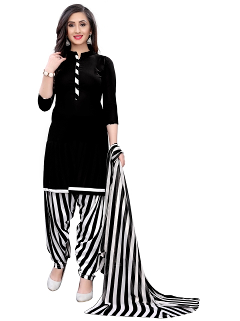 

Iris Black & White Printed Unstitched Dress Material