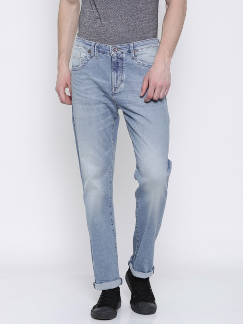 

Flying Machine Men Blue Django Fit Stretchable Jeans