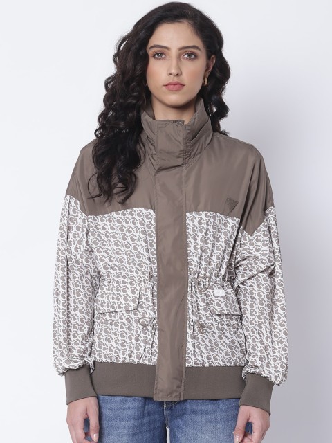 

GUESS Women Green Outdoor Fashion Jacket