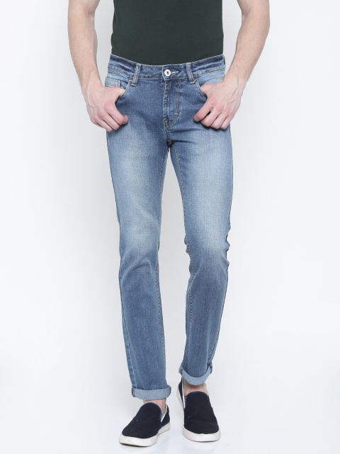 

Flying Machine Men Blue Michael Tapered Slim Fit Stretchable Jeans