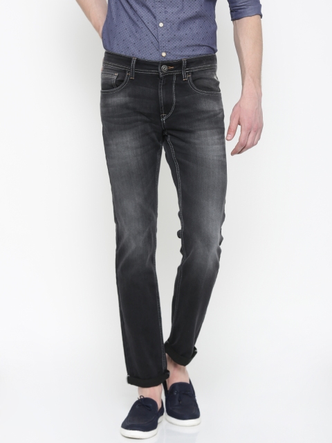 

Flying Machine Men Black Slim Tapered Michael Fit Stretchable Jeans