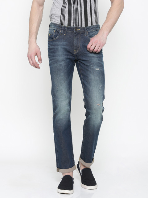 

Flying Machine Men Blue Michael Slim Tapered Fit Stretchable Jeans