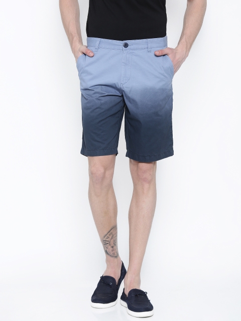 

Flying Machine Men Blue Ombre Chino Trousers