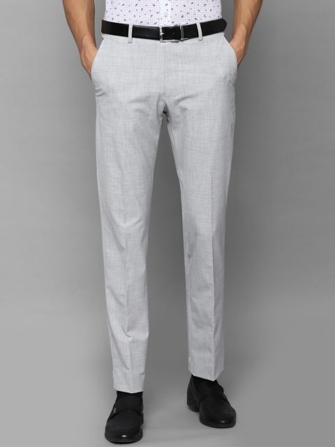 

Louis Philippe Men Grey Slim Fit Trousers