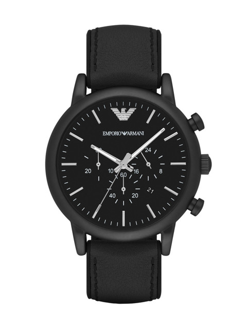 

Emporio Armani Men Black Chronograph Watch AR1970I