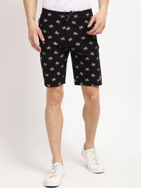 

V2 Value & Variety Men Black Conversational Printed Shorts