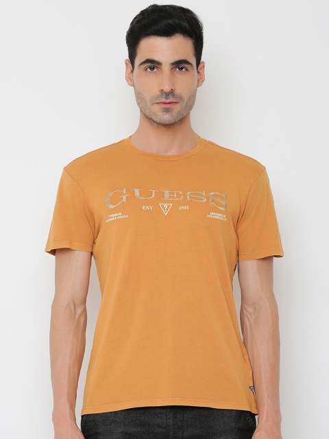 

GUESS Men Multicoloured Typography Printed Outdoor T-shirt, Multi