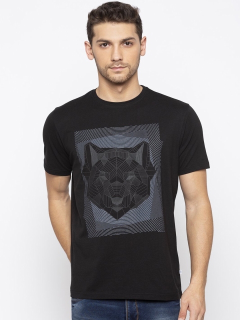 

Status Quo Men Black Printed T-shirt