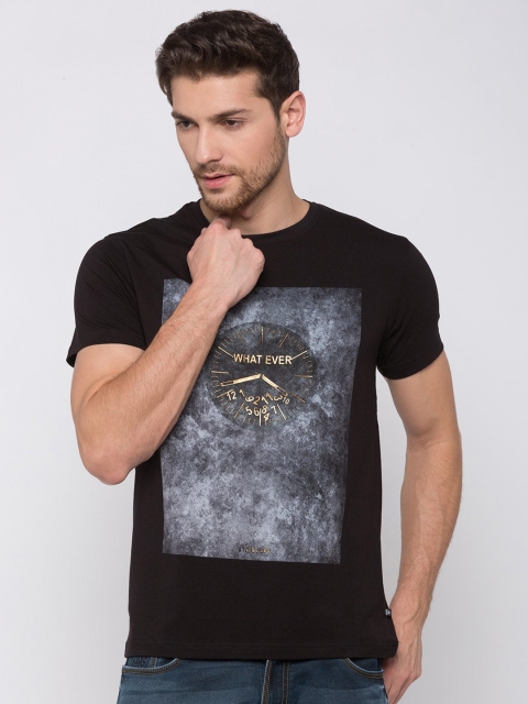 

Status Quo Men Black Printed T-shirt