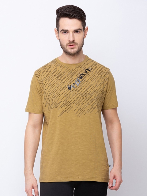 

Status Quo Men Brown Printed T-shirt