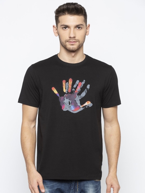 

Status Quo Men Black Sports Printed T-shirt