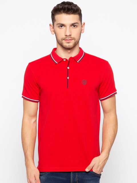 

Status Quo Men Red Polo Collar T-shirt
