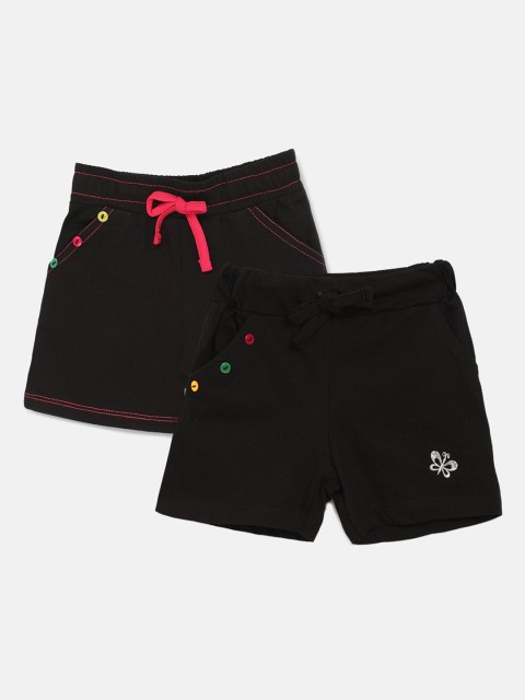 

V2 Value & Variety Girls Black Shorts
