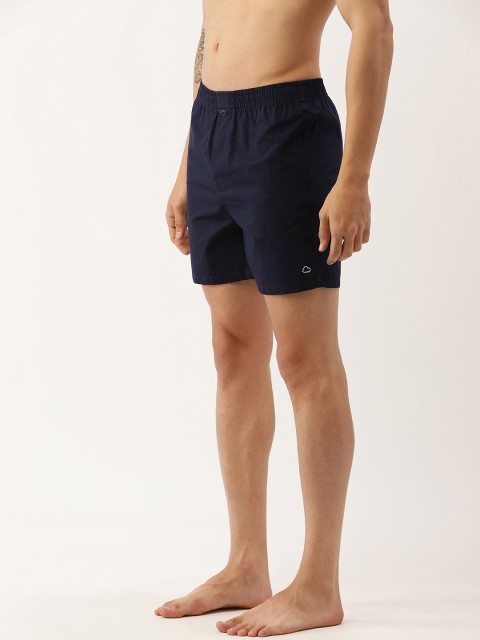 

Sweet Dreams Men Navy Blue Solid Mid Rise Above Knee Casual Boxers