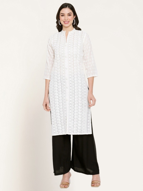 

Miaz Lifestyle White Maxi Dress