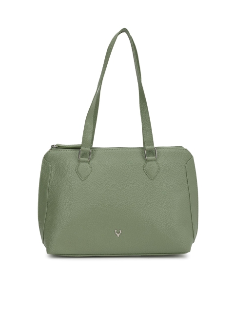 

Allen Solly Woman Green PU Structured Handheld Bag