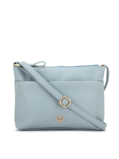 

Allen Solly Woman Blue PU Shopper Sling Bag