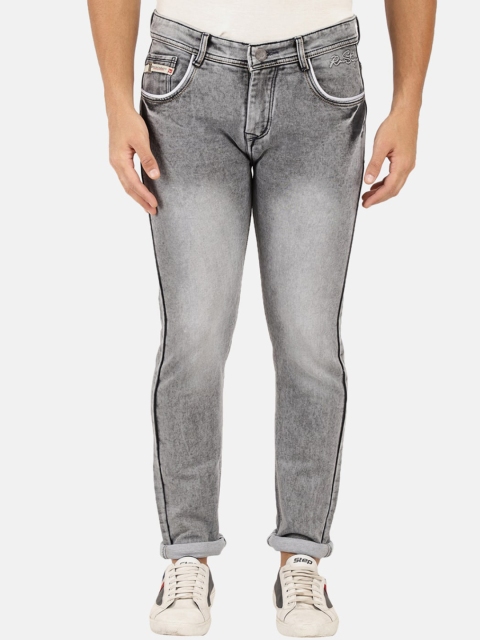 

V-Mart Men Grey Slim Fit Heavy Fade Stretchable Jeans