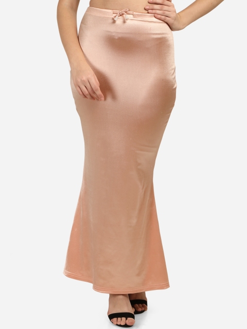 

Lavika Couture Women Rose Gold-Colored Solid Saree Shapewear